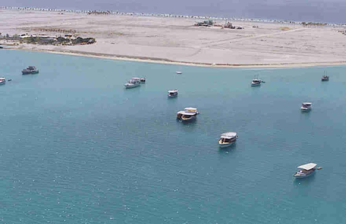 Domestic flight plus boat