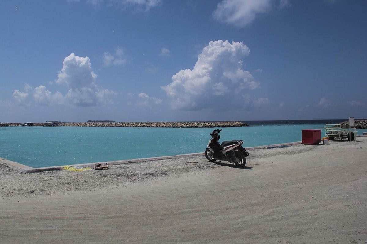 Reachable by public ferry from Malé